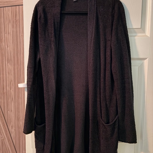 Barefoot Dreams Sweaters - Barefoot Dreams Black CozyChic Lite Cardigan